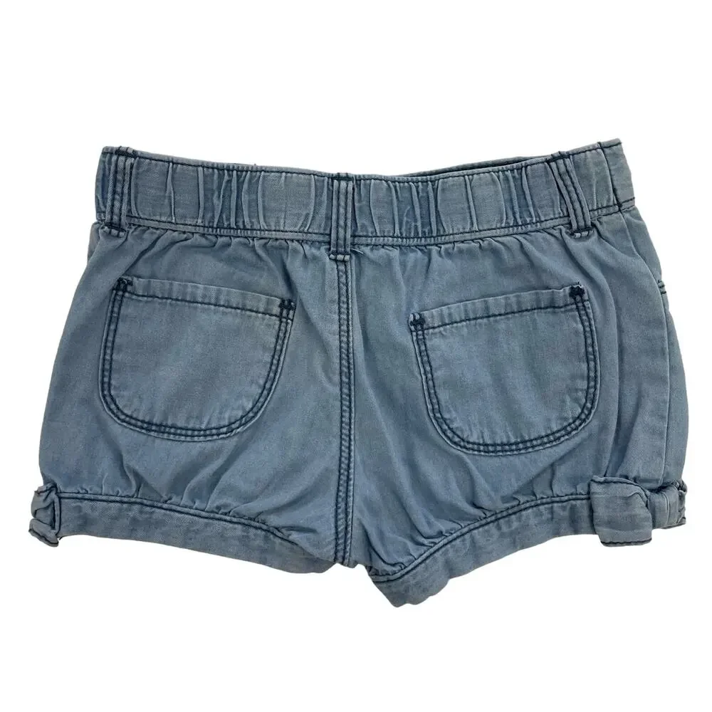 Gymboree Light Wash Denim Button Front Shorts Girls 2T